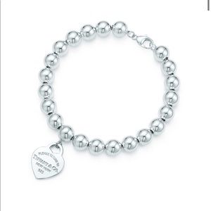 Tiffany & Co Heart Tag Bracelet in Silver EUC